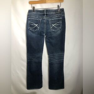 Women’s Silver Aiko Boot Cut Jeans. Size 29/31.
